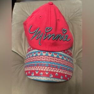 Minnie Mouse Disney Parks baseball Hat. Youth size